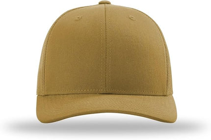 Richardson 112 Trucker Hat - Premium Adjustable Snapback Hat - Structured Six Panel Richardson Blank Caps