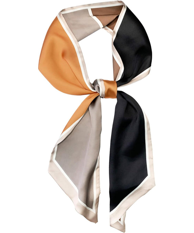 Dailyacc Hair Scarf for Women Fashion Silky Satin Headscarf Wrap Breathable Lightweight Neck Scarves For Handbag
