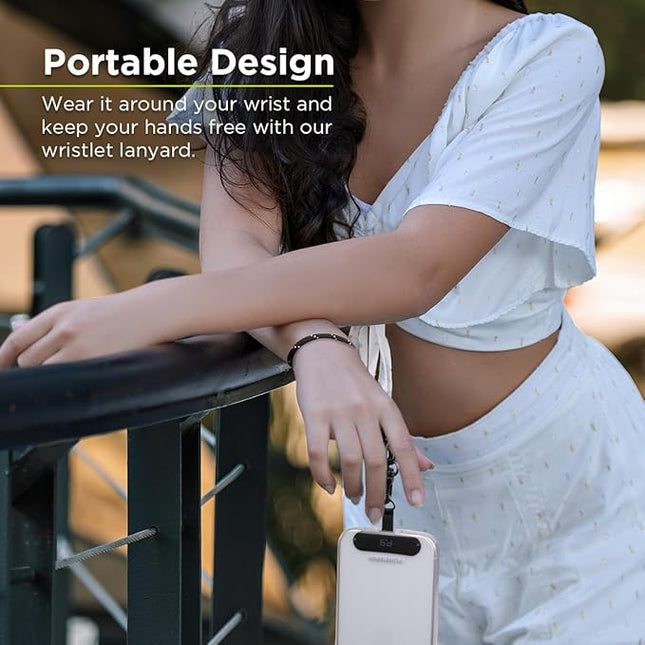 PureGear Universal Nylon Phone Wrist Lanyard Wrist Strap, Key Chain Ring, Phone Tether Tab, Wristlet for Apple iPhone