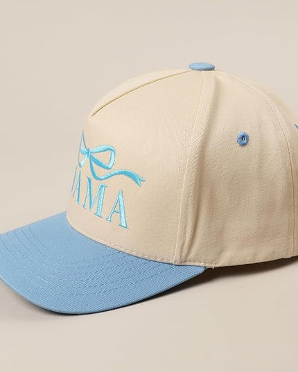 MIRMARU Two-Tone Vintage Canvas Trucker Hats for Men & Women, Adjustable Size Baseball Caps with Trendy Embroidered Design