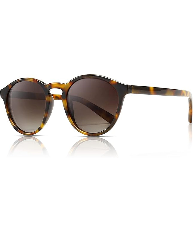 SUNGAIT Classic Vintage Round Polarized Sunglasses for Women Men Retro Style UV400