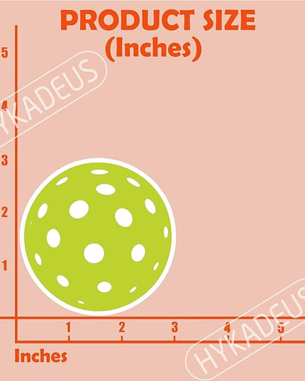 (3Pcs) Pickleball Stickers Waterproof Vinyl Pickleball Ball Decals for Water Bottle, Tumbler, Laptop, Phone Case, Scrapbooking, Team Players, Coach, 3" x 3"