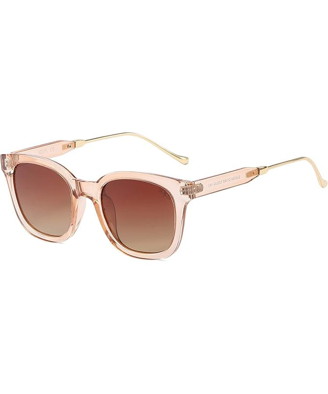 SOJOS Classic Square Polarized Sunglasses Womens Mens Retro Trendy UV400 Sunnies SJ2050
