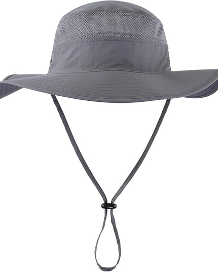 Home Prefer UPF 50+ Men's Sun Hat Wide Brim Bucket Hat UV Protection Hat for Mens Womens Beach Safari Gardening Golf Fishing