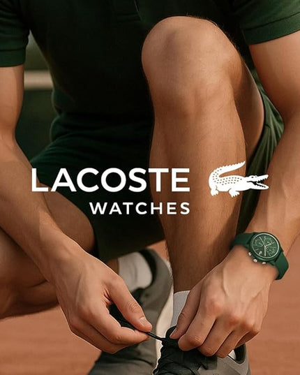 Lacoste 12.12 Move Men's Multifunction Watch – 42mm Aluminum Case, Day/Date/24-Hour Subdials, Contemporary, Sporty - Premium Fashion Timepiece - Gift for Him