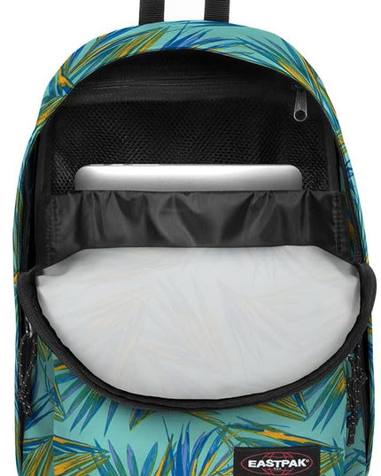 EASTPAK Unisex Out of Office BACKPACKS, Brize Palm Aqua, One Size, OUT OF OFFICE