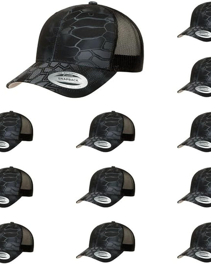 Yupoong Classic Premium Mesh 6 Panel Retro Trucker Cap | Mid Profile Snapback | OSFA | Bulk Pack Available