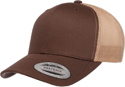 Yupoong Classic Premium Mesh 6 Panel Retro Trucker Cap | Mid Profile Snapback | OSFA | Bulk Pack Available