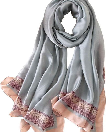 Silk Scarf Mulberry Silk Fashion Scarves Long Lightweight Shawl Wrap …