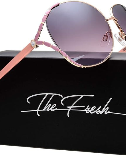 The Fresh Classic Crystal Elegant Women Beauty Design Sunglasses Gift Box