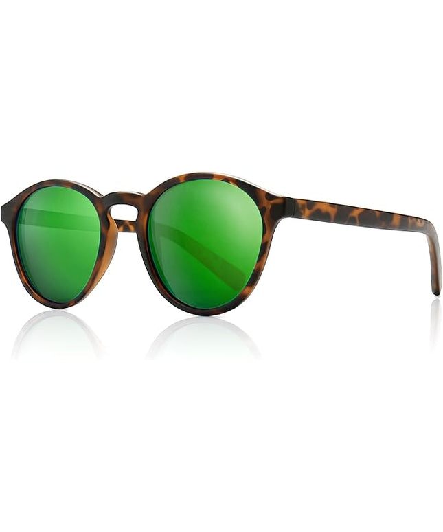 SUNGAIT Classic Vintage Round Polarized Sunglasses for Women Men Retro Style UV400
