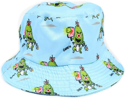 Pickle Monsters Bucket Hat - Fun Pickleball Hat Featuring The Dreaded Crew - 3 Sizes!