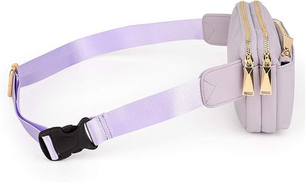 UTO Fanny Pack for Women Crossbody Trendy Fashion Belt Purse Chest Waist Hip Bumbag for Outdoor Shopping Travel Hiking