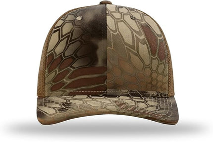 Richardson 112 Trucker Hat - Premium Adjustable Snapback Hat - Structured Six Panel Richardson Blank Caps