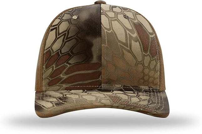 Richardson 112 Trucker Hat - Premium Adjustable Snapback Hat - Structured Six Panel Richardson Blank Caps