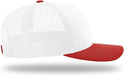 Richardson 112 Trucker Hat - Premium Adjustable Snapback Hat - Structured Six Panel Richardson Blank Caps