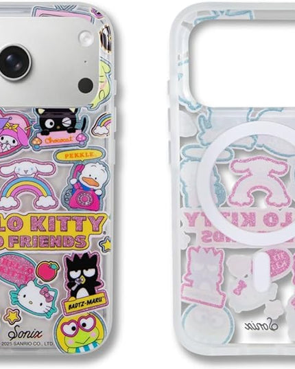 Sonix x Sanrio Case for iPhone 17 Pro | Compatible with MagSafe | 10ft Drop Tested | Hello Kitty and Friends Stickers