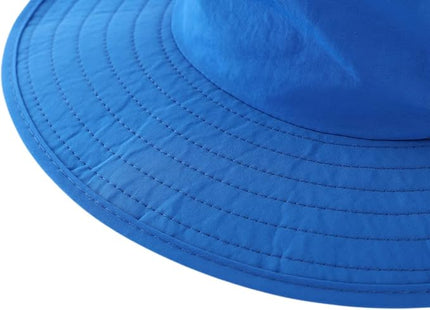 LLmoway Kids Sun Protection Hat Quick Dry Adjustable Wide Brim Mesh Bucket Hat