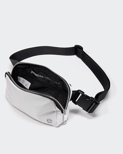 Pander Belt Bag for Women, Fashion Waist Packs, Crossbody Bags, Everywhere Belt Bag with Adjustable Strap (White).