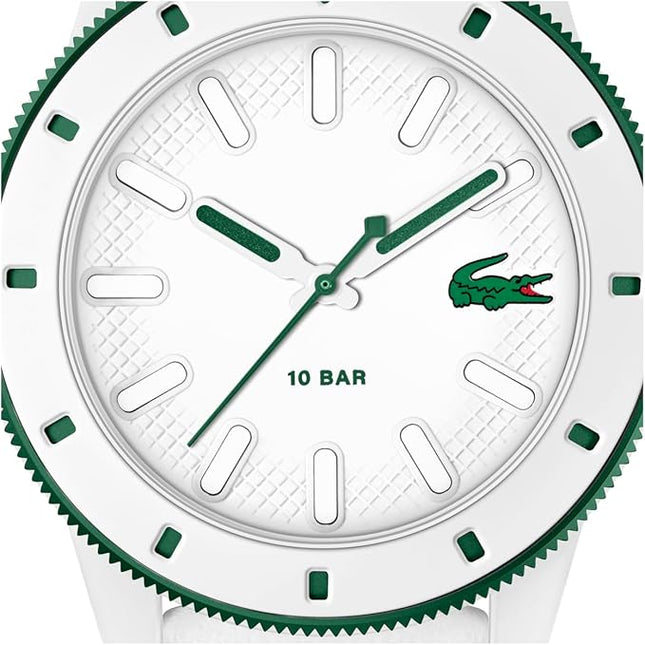 Lacoste.12.12 Scuba Men's 3H Quartz Watch, Silicone Strap - Modern, Classic Timepiece - Gift for Him, 43mm