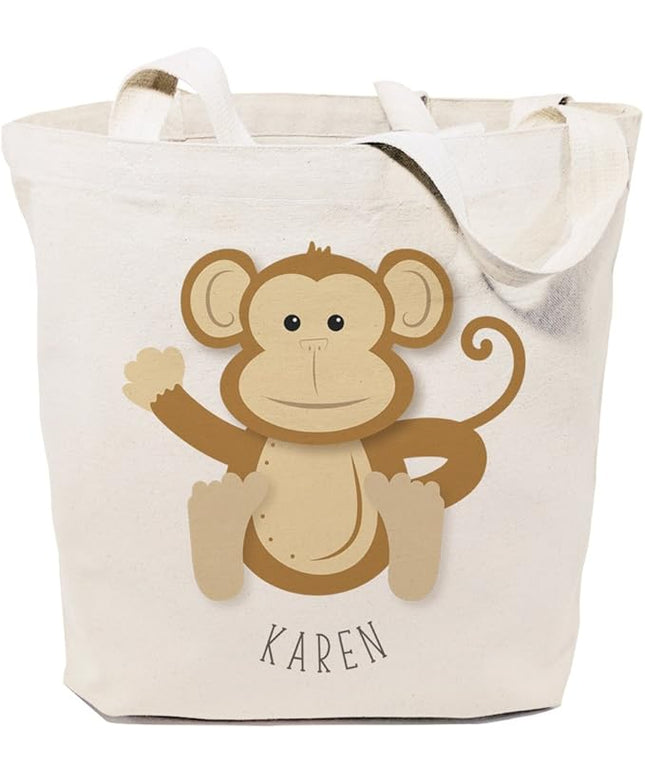 The Cotton & Canvas Co. Animal Tote and Handbag for Kids, Teens and Adults