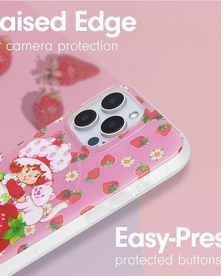 Sonix Case for iPhone 16 Pro Max | Compatible with Magsafe | 10ft Drop Tested | Strawberry Shortcake Vintage