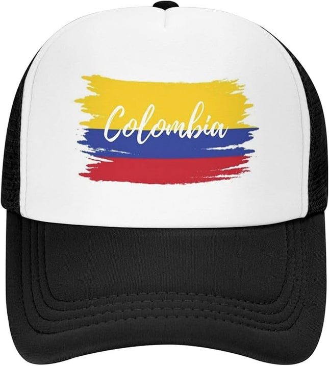 Cute Flag Baseball Cap for Men Women Mesh Trucker Hat Adjustable Patriotic Snapback Baseball Hat for Sports Running