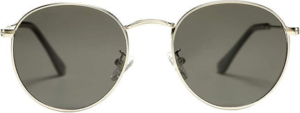 Pro Acme Small Round Metal Polarized Sunglasses for Women Retro Designer Style