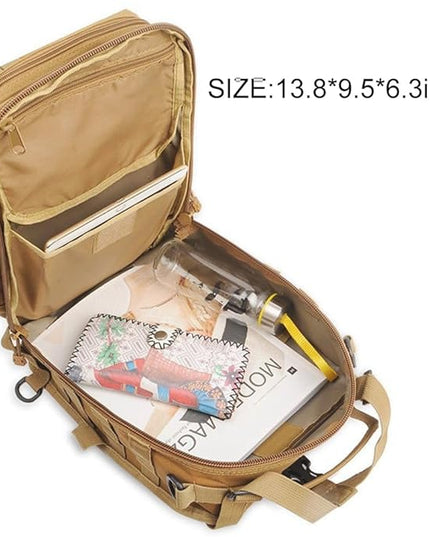 HAOMUK Tactical Sling Bag Pack Military Rover Shoulder Sling Backpack EDC Molle Assault Range Bag