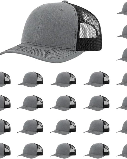 Richardson 112 Classic Six-Panel Adjustable Snapback Trucker Cap | Bulk Packs Available