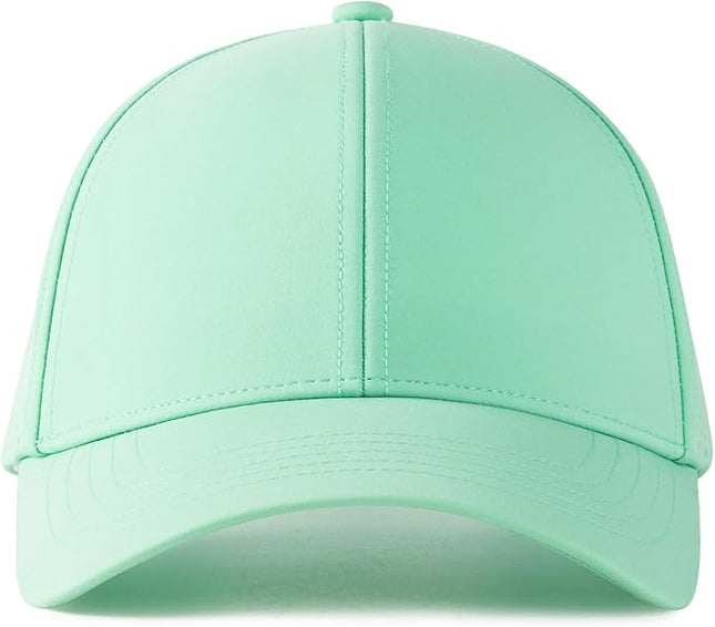 VOBOOM Men Quick Dry Baseball Cap Laser Cut Mesh Ball Curved Brim Snapback Hat