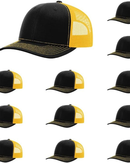 Richardson 112 Classic Six-Panel Adjustable Snapback Trucker Cap | Bulk Packs Available
