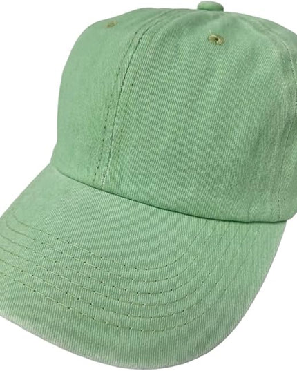 Roytrense Unisex 100% Cotton Washed Low Profile Dad Hat - Adjustable Baseball Cap for Outdoor Activities