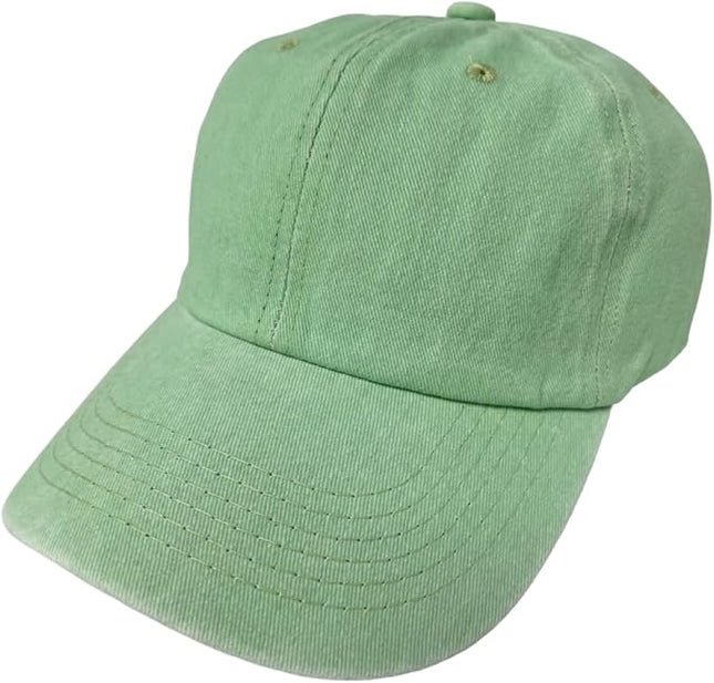 Roytrense Unisex 100% Cotton Washed Low Profile Dad Hat - Adjustable Baseball Cap for Outdoor Activities