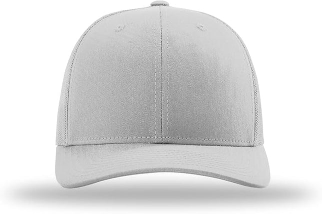 Richardson 112 Trucker Hat - Premium Adjustable Snapback Hat - Structured Six Panel Richardson Blank Caps