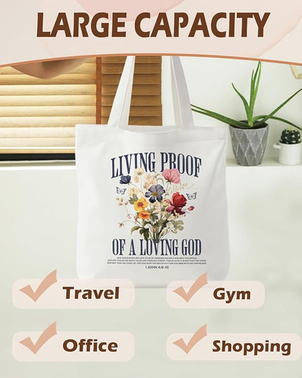Christian Canvas ote Bag, Christian Bag, Christian Gifts for Women