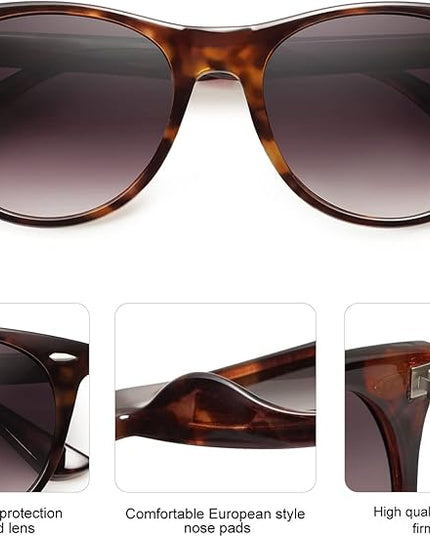 SOJOS Classic Polarized Sunglasses for Women Men Small UV400 Lenses SJ2076