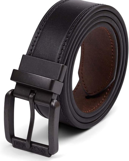 Columbia Men's 2-in-1 Reversible Casual Leather Belt for Versatile Everyday Style