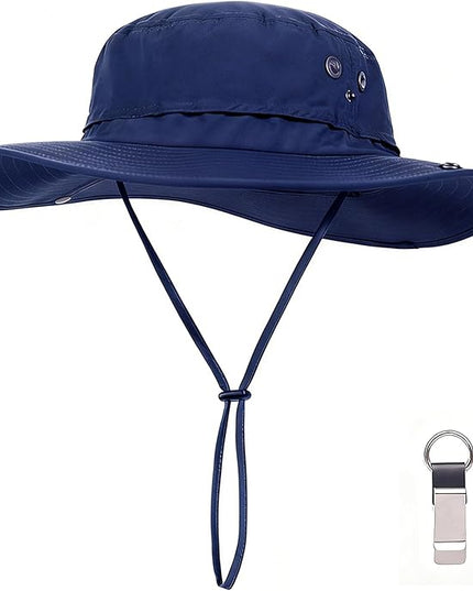 PLCWSCFV Plus Size XL XXL Sun Hats for Men Bucket Boonie UV Protection UPF50+ Waterproof Wide Brim Foldable Fishing Beach