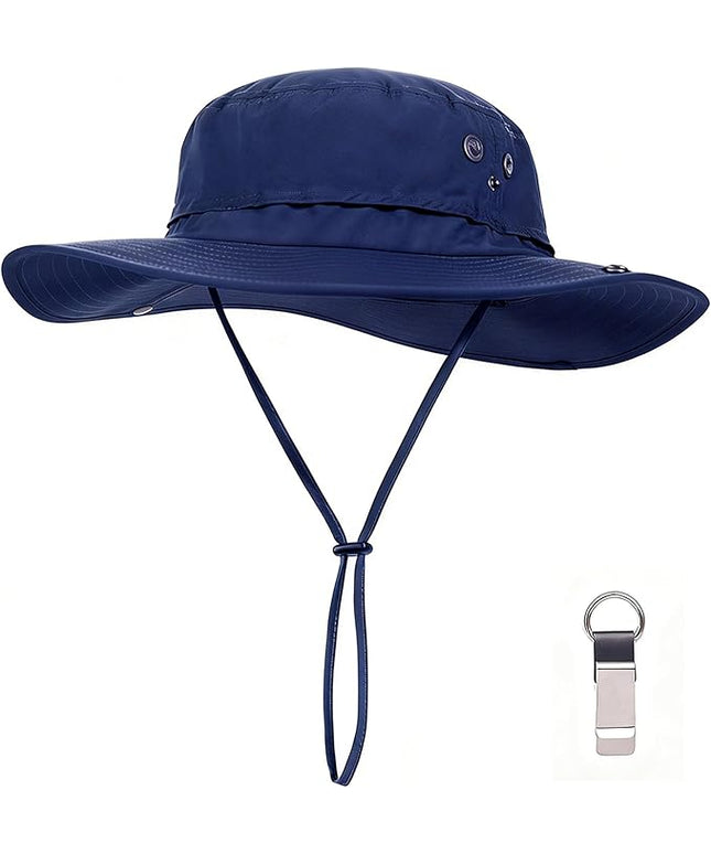 PLCWSCFV Plus Size XL XXL Sun Hats for Men Bucket Boonie UV Protection UPF50+ Waterproof Wide Brim Foldable Fishing Beach