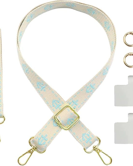 Adjustable 1" Width Phone Crossbody Lanyard and Wristlet Strap - Gift For The Lover In Your Life