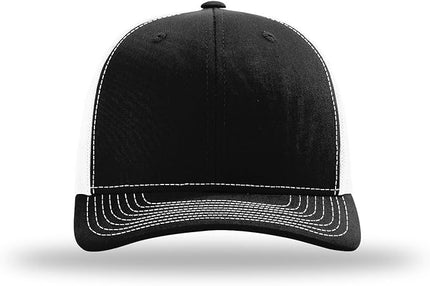 Richardson 112 Trucker Hat - Premium Adjustable Snapback Hat - Structured Six Panel Richardson Blank Caps