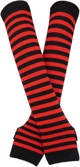 Bienvenu Punk Gothic Rock Long Arm Warmer Fingerless Gloves