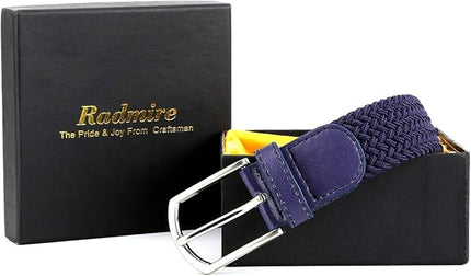 Braided Canvas Woven Elastic Stretch Belts for Men/Women/Junior with Multicolored