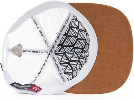 Urban Effort Mesh Back Cap - for Men and Women Baseball Hat 5-Panel Trucker Hat - Great Snapback Closure for Hunting & Hiking