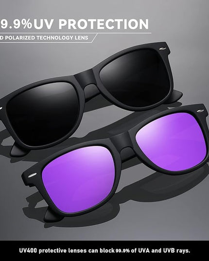 Polarized Sunglasses Womens Men - Sun glasses Fashion Trendy Driving Fishing UV Blocking UV400 Protection