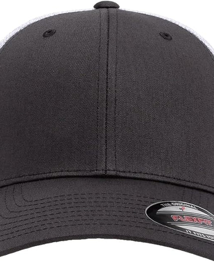 Flexfit 6511 Fitted Mid-Profile Stretchable Mesh Panels Trucker Cap | Bulk Pack Available