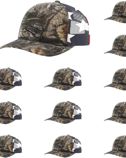 Richardson 112 Classic Six-Panel Adjustable Snapback Trucker Cap | Bulk Packs Available