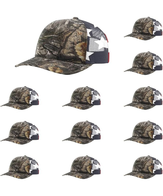 Richardson 112 Classic Six-Panel Adjustable Snapback Trucker Cap | Bulk Packs Available