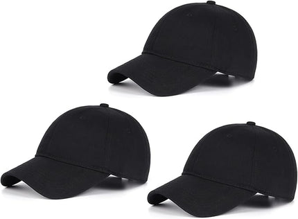 Zylioo XL XXL Oversize Baseball Cap, 100% Cotton Adjustable Dad Hat for Big Heads 23.5"-25.5", Soft Crown Large Size Cap